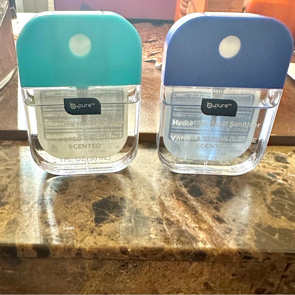 Winter scents B Pure hand sanitizer toasted coconut and vanilla sugar cookie